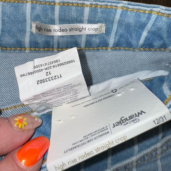 Women's Wrangler Rodeo Straight Crop Jean sz 12 NWT - Picture 4 of 13